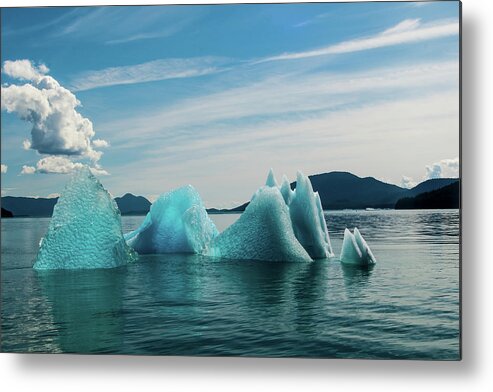 Tracy Arm Metal Print featuring the photograph Tracy Arm Berg by David Kirby