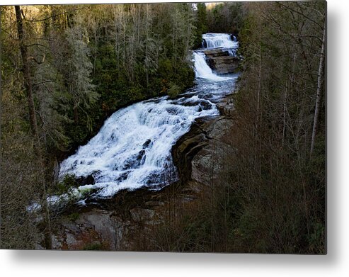 Steve Bunch Metal Print featuring the photograph Triple Falls in the afternoon by Steve Bunch