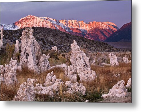 Scenics Metal Print featuring the photograph Tufa Towers At Mono Lake by Jtbaskinphoto