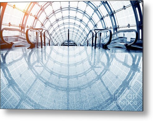 Arch Metal Print featuring the photograph Tunnel Walkway by Baona