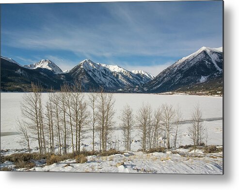Four Seasons Metal Print featuring the photograph Twin Lakes Winter by Aaron Spong