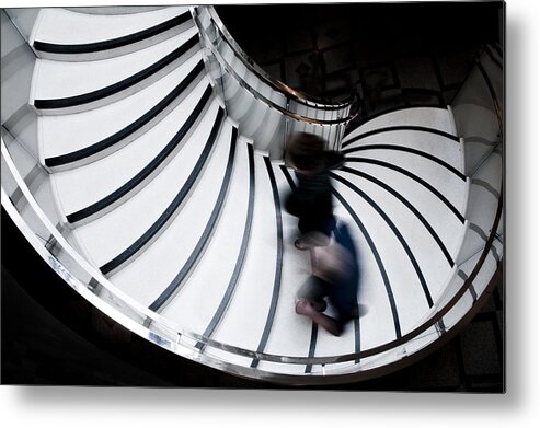 Spiral Metal Print featuring the photograph Uncoil by Linda Wride