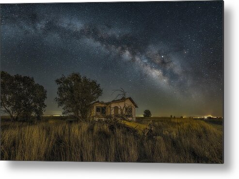 Milky Way Metal Print featuring the photograph Under the Galactic Arch by James Clinich