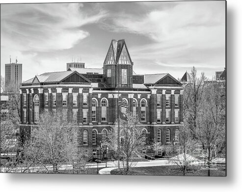 University Of Kentucky Metal Print featuring the photograph University of Kentucky Main Building by University Icons