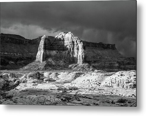 Utah Metal Print featuring the photograph Utah Butte by Candy Brenton