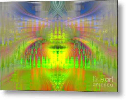 Abstract Metal Print featuring the photograph Valhalla by Cathy Donohoue