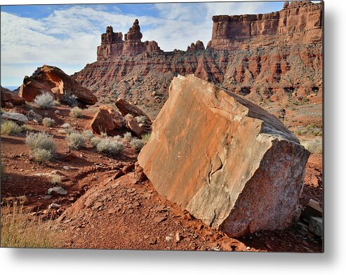 Valley Of The Gods Metal Print featuring the photograph Valley of the Gods in Southern Utah by Ray Mathis