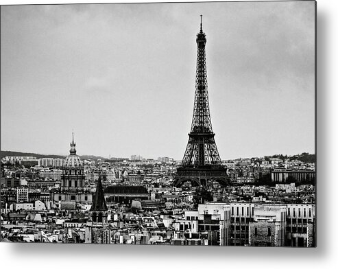Eiffel Tower Metal Print featuring the photograph View Of City by Sbk 20d Pictures