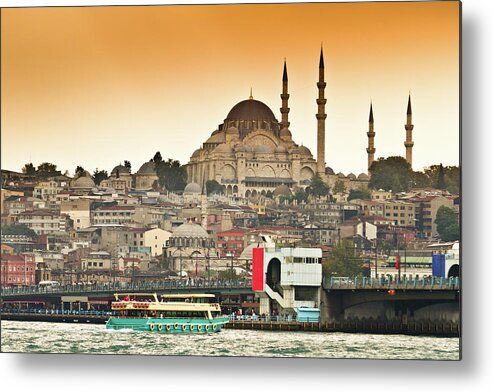 Istanbul Metal Print featuring the photograph View Of Istanbul by (c) Thanachai Wachiraworakam