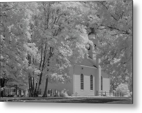Steeple Metal Print featuring the photograph Village Chapel by Susan Candelario