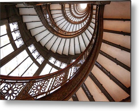 Chicago Metal Print featuring the photograph Vintage Staircase by Patty Colabuono