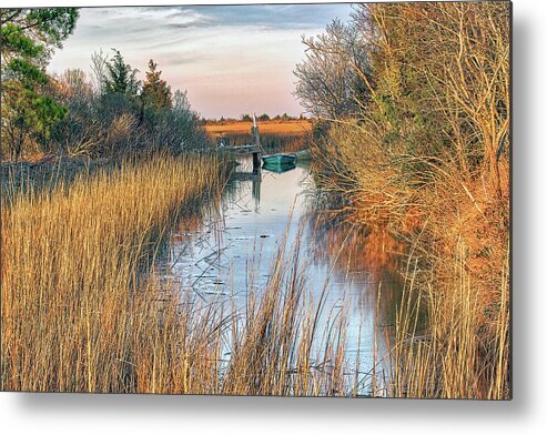 Crab Pot Metal Print featuring the photograph Waiting for Spring by Jerry Gammon