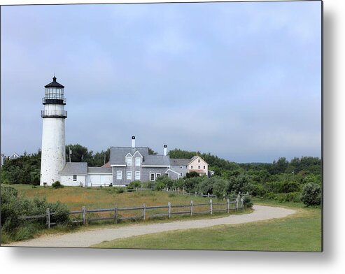 Lighthouse Metal Print featuring the photograph Walk to Highland Lighthouse by Doolittle Photography and Art