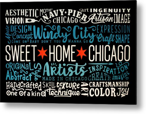 Chicago Metal Print featuring the photograph Wall art Chicago by Stuart Manning