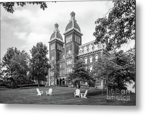 Washington And Jefferson College Metal Print featuring the photograph Washington and Jefferson College Old Main by University Icons