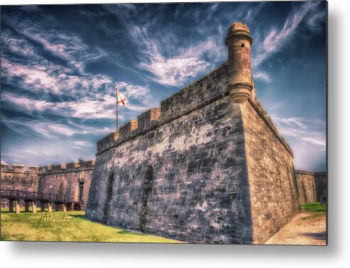 St Augustine Metal Print featuring the photograph Watchtower by Joseph Desiderio