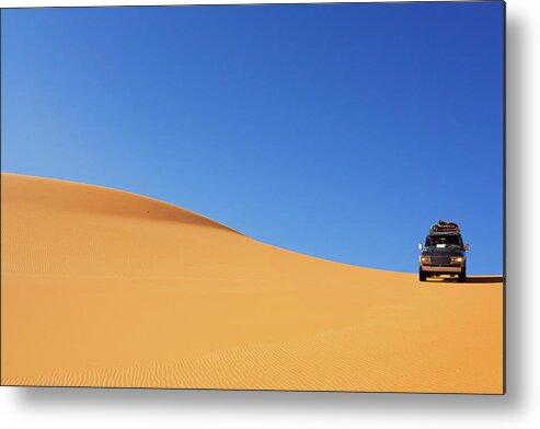 Scenics Metal Print featuring the photograph Wave Jeep by Cinoby