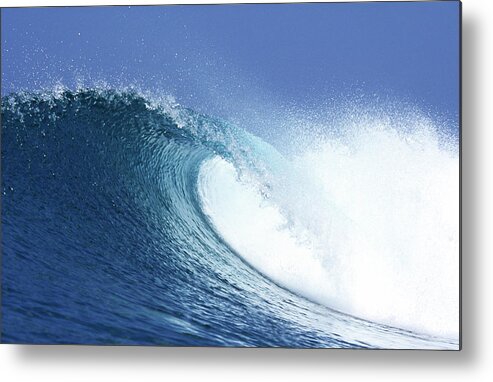 Outdoors Metal Print featuring the photograph Wave by John Seaton Callahan