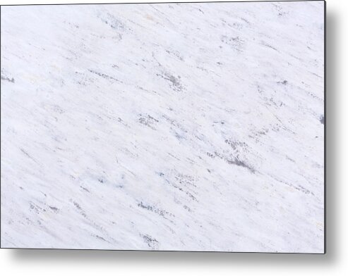 Abstractartistic Metal Print featuring the photograph White Marble Texture Background by Dmytro Synelnychenko