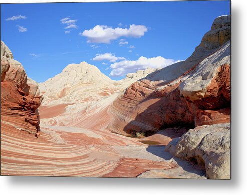 Desert Metal Print featuring the photograph White Pocket by Ivan Franklin