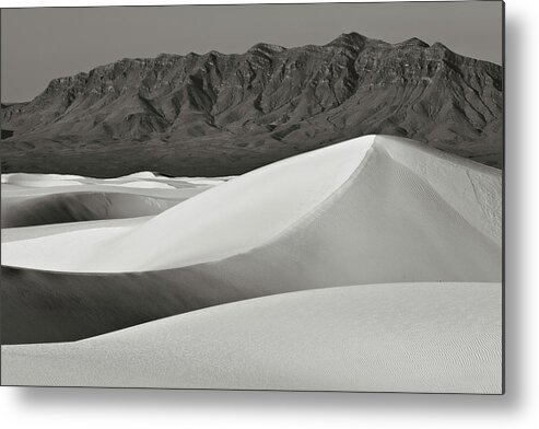 White Sands Metal Print featuring the photograph White Sands And San Andres Mountains by Robert Woodward