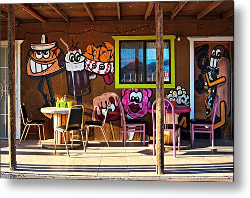 Restaurant Metal Print featuring the photograph Wild West Dining by Tatiana Travelways