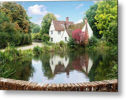 Travel Metal Print featuring the photograph Willy Lott's House by James Lamb Photo
