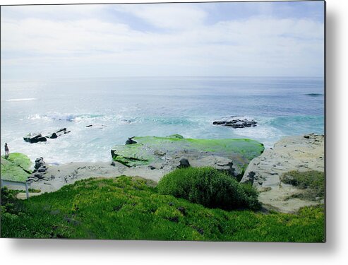 California Beach Metal Print featuring the photograph Wind n Sea in Love by Catherine Walters