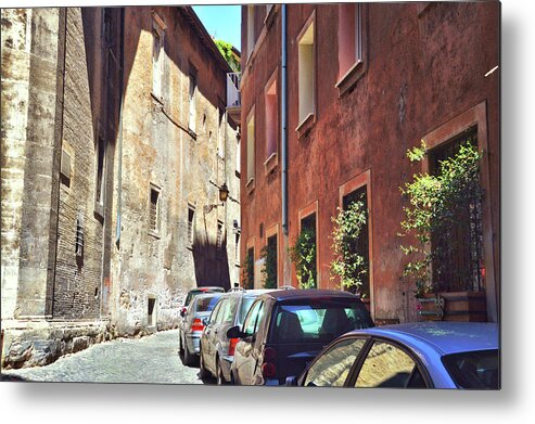 Italy Metal Print featuring the photograph Winding Cobblestone by JAMART Photography