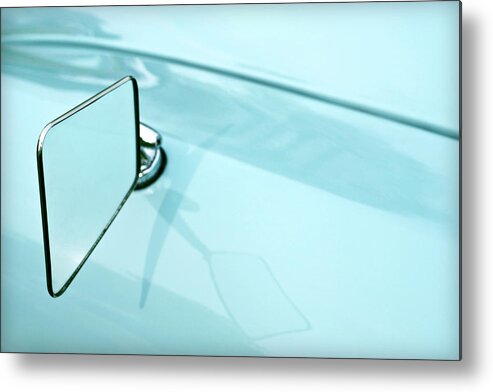 Outdoors Metal Print featuring the photograph Wing Mirror by Deceptive Media