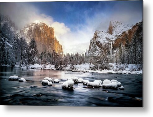 Yosemite Metal Print featuring the photograph Winter Wonderland by David Soldano