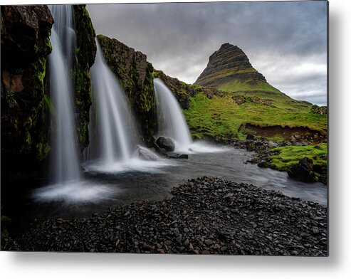 Iceland Metal Print featuring the photograph Witches Hat Falls II by Tom Singleton