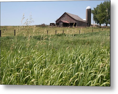Wyoming Farm Metal Print featuring the photograph Wyoming Farm by Dylan Punke