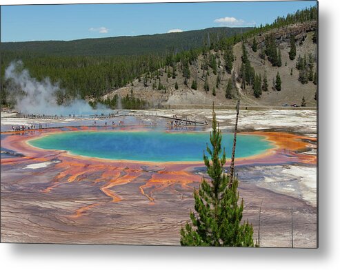 Grand Prismatic Spring Metal Print featuring the photograph Yellowstone by Patrick Leitz