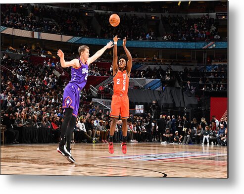 Collin Sexton Metal Print featuring the photograph 2020 NBA All-Star - Rising Stars Game by Jesse D. Garrabrant