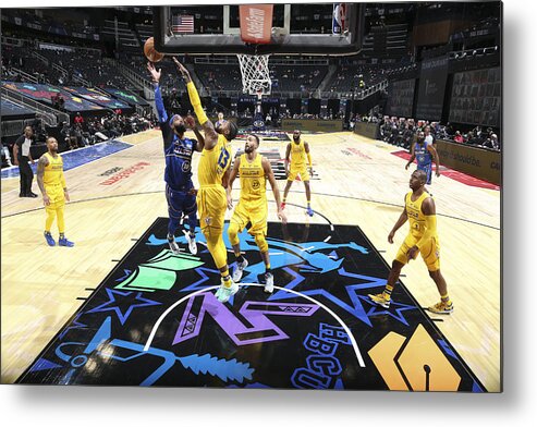 Atlanta Metal Print featuring the photograph 2021 70th NBA All-Star Game by Nathaniel S. Butler