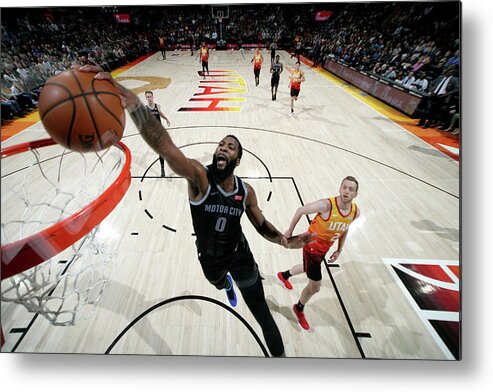 Andre Drummond Metal Print featuring the photograph Andre Drummond #1 by Melissa Majchrzak