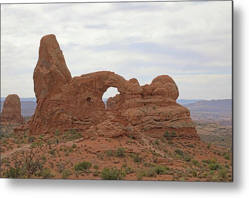 Arches Metal Print featuring the photograph Arches National Park - Turret Arch #2 by Richard Krebs