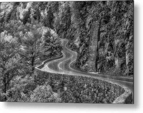 Hawk’s Nest Metal Print featuring the photograph Autumn At Hawks Nest Road #1 by Susan Candelario