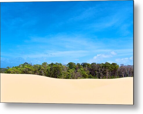 Tranquility Metal Print featuring the photograph Barreirinhas - Lençois Maranhenses #1 by Elzauer