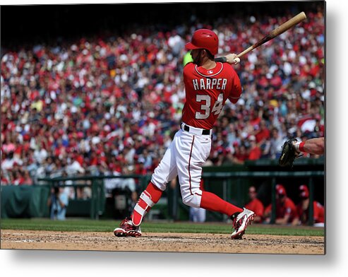 People Metal Print featuring the photograph Bryce Harper by Patrick Smith