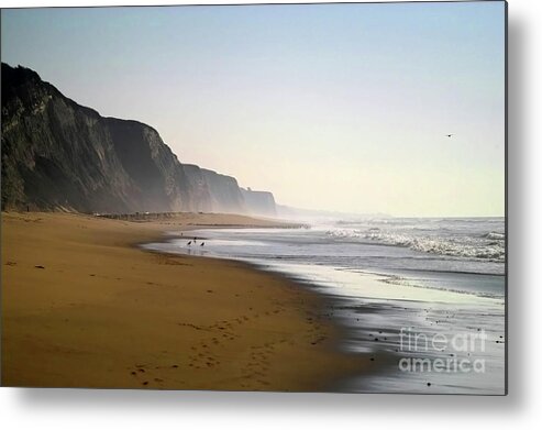 California Metal Print featuring the photograph California Shoreline #1 by Kimberly Blom-Roemer