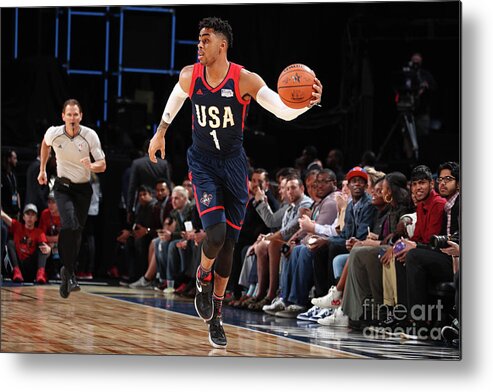 D'angelo Russell Metal Print featuring the photograph D'angelo Russell by Nathaniel S. Butler