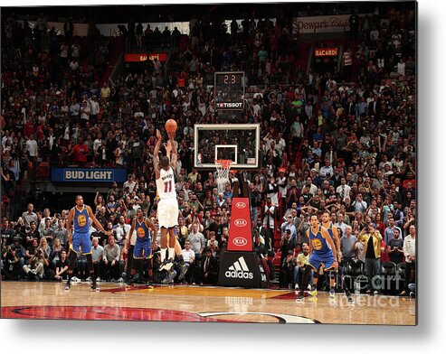 Nba Pro Basketball Metal Print featuring the photograph Dion Waiters by Issac Baldizon