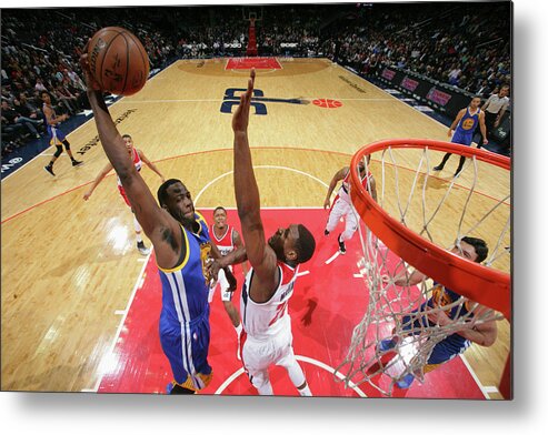Nba Pro Basketball Metal Print featuring the photograph Draymond Green by Ned Dishman