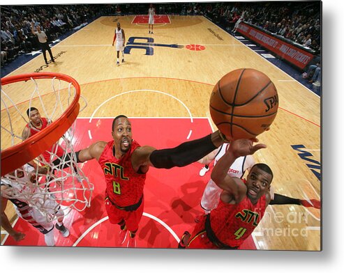 Playoffs Metal Print featuring the photograph Dwight Howard by Ned Dishman