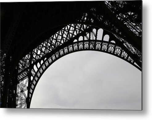 Paris Metal Print featuring the photograph Eiffel Tower #2 by Ron Berezuk