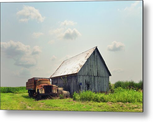 International Harvester Metal Print featuring the photograph International Harvester #2 by Grant Twiss