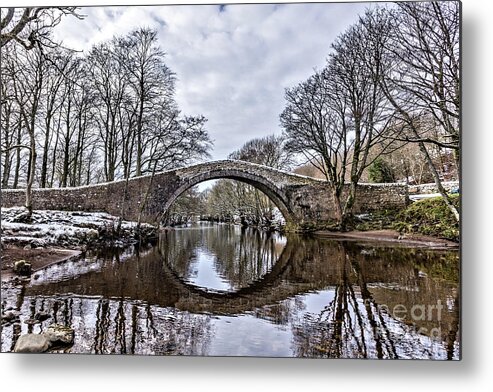 Uk Metal Print featuring the photograph Ivelet Bridge, Swaledale #1 by Tom Holmes Photography