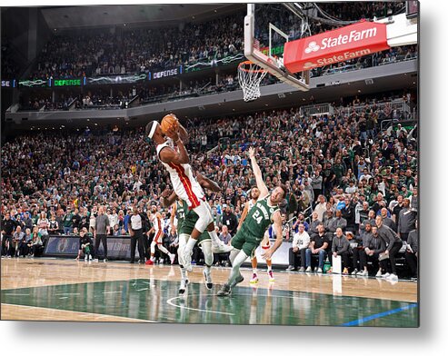 Jimmy Butler Metal Print featuring the photograph Jimmy Butler #1 by Jeff Haynes